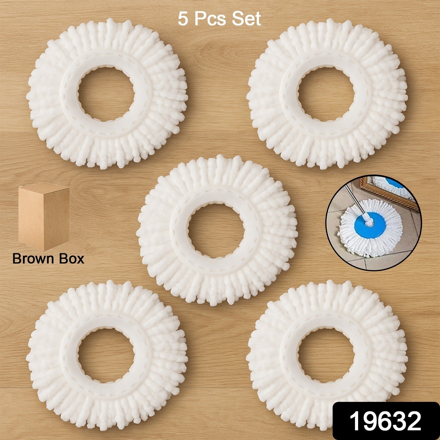 360° Rotating Microfiber Mop Replacement Head 360° Rotating Microfiber Mop Replacement Head